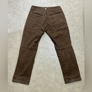 Men’s 31 x 30 Kuhl Hot Rydr Flannel Lined Articulated Heavy Duty Canvas Pants